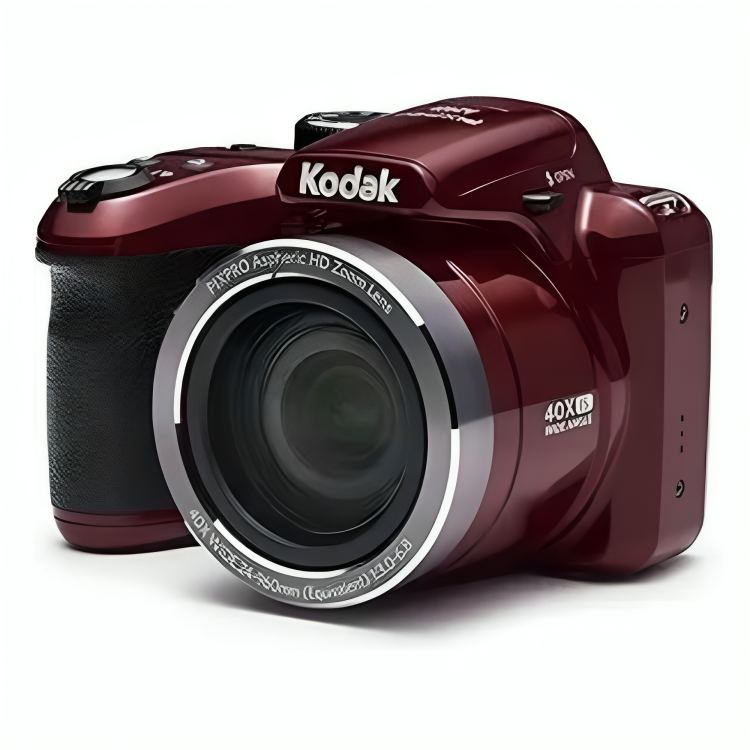 500-13-1.png Kodak AZ401RD Point & Shoot Digital Camera with 3" LCD, Red - Image 1