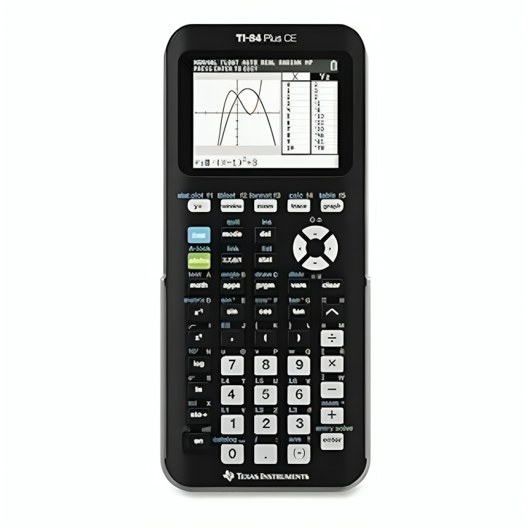 Untitled-design-2024-08-11T010238.712-1.png Texas Instruments TI-84 Plus CE Color Graphing Calculator, Black - Image 1