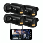 LaView 2K Security Camera Outdoor with Color Night Vision,3MP Wired Cameras for Home Security